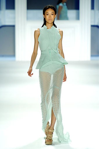 Vera Wang, Spring/Summer 2012. New York Fashion Week Spring/Summer 2012. [Photo by Frazer Harrison/Getty Images for Mercedes-Benz Fashion Week]