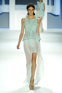 Vera Wang, Spring/Summer 2012. New York Fashion Week Spring/Summer 2012. [Photo by Frazer Harrison/Getty Images for Mercedes-Benz Fashion Week]