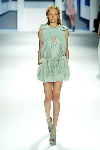 Vera Wang, Spring/Summer 2012. New York Fashion Week Spring/Summer 2012. [Photo by Frazer Harrison/Getty Images for Mercedes-Benz Fashion Week]