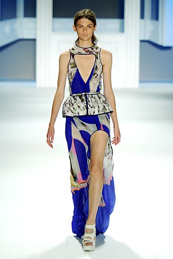 Vera Wang, Spring/Summer 2012. New York Fashion Week Spring/Summer 2012. [Photo by Frazer Harrison/Getty Images for Mercedes-Benz Fashion Week]