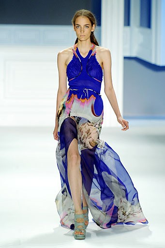 Vera Wang, Spring/Summer 2012. New York Fashion Week Spring/Summer 2012. [Photo by Frazer Harrison/Getty Images for Mercedes-Benz Fashion Week]