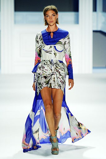 Vera Wang, Spring/Summer 2012. New York Fashion Week Spring/Summer 2012. [Photo by Frazer Harrison/Getty Images for Mercedes-Benz Fashion Week]