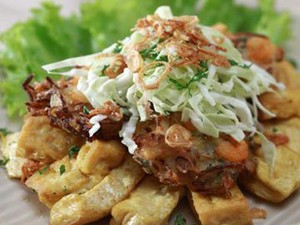 Resep: Tahu Gimbal Plus Bakwan Udang