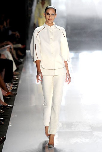 Chado Ralph Rucci, Spring/Summer 2012. New York Fashion Week Spring/Summer 2012. [Photo by Frazer Harrison/Getty Images for Mercedes-Benz Fashion Week]