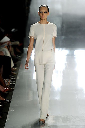 Chado Ralph Rucci, Spring/Summer 2012. New York Fashion Week Spring/Summer 2012. [Photo by Frazer Harrison/Getty Images for Mercedes-Benz Fashion Week]