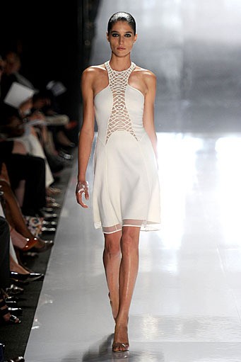 Chado Ralph Rucci, Spring/Summer 2012. New York Fashion Week Spring/Summer 2012. [Photo by Frazer Harrison/Getty Images for Mercedes-Benz Fashion Week]