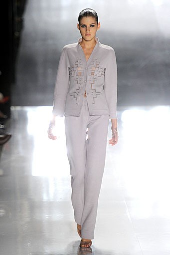 Chado Ralph Rucci, Spring/Summer 2012. New York Fashion Week Spring/Summer 2012. [Photo by Frazer Harrison/Getty Images for Mercedes-Benz Fashion Week]