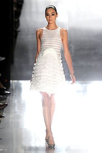 Chado Ralph Rucci, Spring/Summer 2012. New York Fashion Week Spring/Summer 2012. [Photo by Frazer Harrison/Getty Images for Mercedes-Benz Fashion Week]