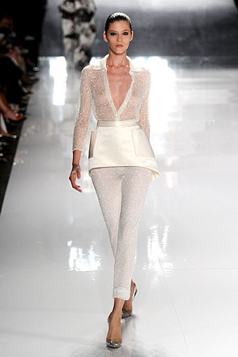 Chado Ralph Rucci, Spring/Summer 2012. New York Fashion Week Spring/Summer 2012. [Photo by Frazer Harrison/Getty Images for Mercedes-Benz Fashion Week]