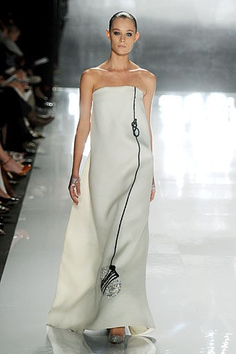 Chado Ralph Rucci, Spring/Summer 2012. New York Fashion Week Spring/Summer 2012. [Photo by Frazer Harrison/Getty Images for Mercedes-Benz Fashion Week]