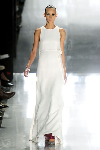 Chado Ralph Rucci, Spring/Summer 2012. New York Fashion Week Spring/Summer 2012. [Photo by Frazer Harrison/Getty Images for Mercedes-Benz Fashion Week]