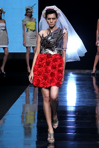 Ashley Isham. Jakarta Fashion Week 2012 at Pacific Place ground floor. Jakarta. [Foto: Mohammad Abduh/Wolipop]