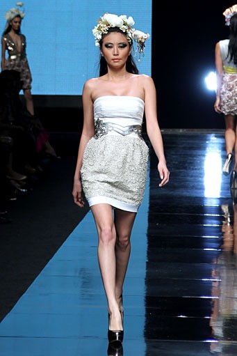 Ashley Isham. Jakarta Fashion Week 2012 at Pacific Place ground floor. Jakarta. [Foto: Mohammad Abduh/Wolipop]