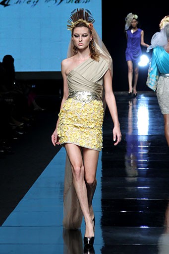 Ashley Isham. Jakarta Fashion Week 2012 at Pacific Place ground floor. Jakarta. [Foto: Mohammad Abduh/Wolipop]