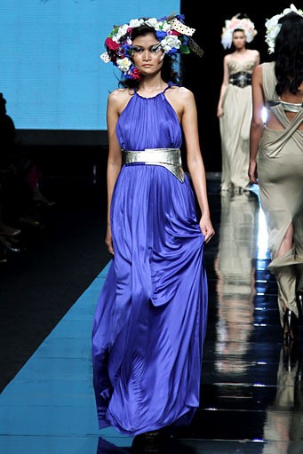 Ashley Isham. Jakarta Fashion Week 2012 at Pacific Place ground floor. Jakarta. [Foto: Mohammad Abduh/Wolipop]