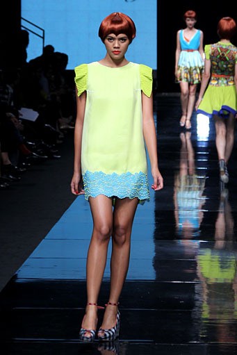 Tube Gallery Alliance of Beauty. Jakarta Fashion Week 2012 at Pacific Place Ground Floor. Jakarta. [Foto: Mohammad Abduh/Wolipop]