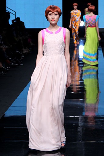 Tube Gallery Alliance of Beauty. Jakarta Fashion Week 2012 at Pacific Place Ground Floor. Jakarta. [Foto: Mohammad Abduh/Wolipop]