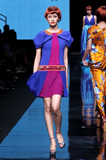 Tube Gallery Alliance of Beauty. Jakarta Fashion Week 2012 at Pacific Place Ground Floor. Jakarta. [Foto: Mohammad Abduh/Wolipop]