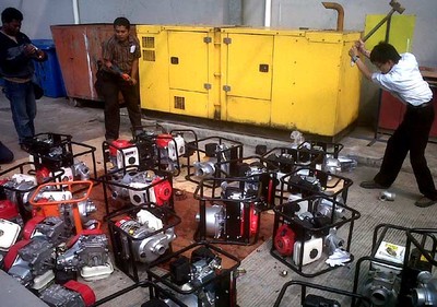 Honda Musnahkan Mesin Pompa Air Palsu