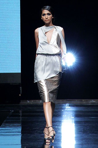 Bernard Chandran Alliance of Beauty. Jakarta Fashion Week 2012 at Pacific Place Ground Floor. Jakarta. [Foto: Mohammad Abduh/Wolipop]
