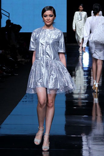 Bernard Chandran Alliance of Beauty. Jakarta Fashion Week 2012 at Pacific Place Ground Floor. Jakarta. [Foto: Mohammad Abduh/Wolipop]