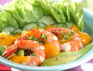 Resep Salad: Salad Udang Alpukat