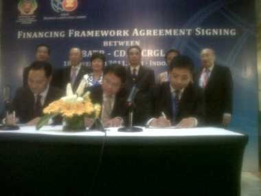 China Danai Proyek Rel Kereta Batubara Rp 11 Triliun di Sumatera