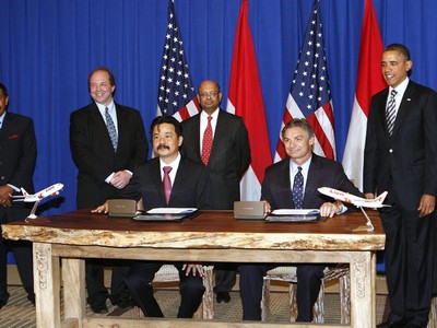 Lion Beli Pesawat Boeing, Obama Jadi Saksi