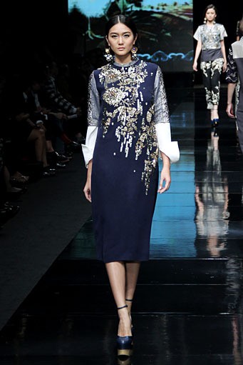 Biyan Wanaatmadja Alliance Beauty. Jakarta Fashion Week 2012 at Pacific Place Ground Floor. Jakarta. [Foto: Mohammad Abduh/Wolipop]