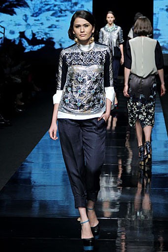 Biyan Wanaatmadja Alliance Beauty. Jakarta Fashion Week 2012 at Pacific Place Ground Floor. Jakarta. [Foto: Mohammad Abduh/Wolipop]