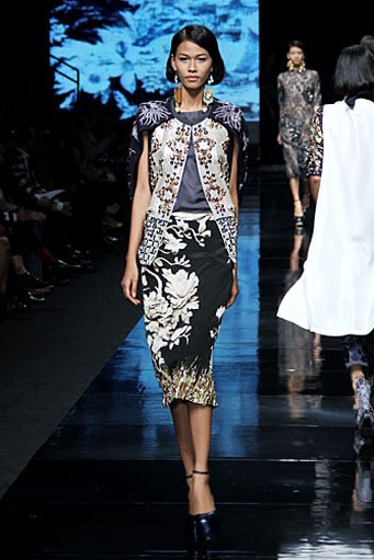 Biyan Wanaatmadja Alliance Beauty. Jakarta Fashion Week 2012 at Pacific Place Ground Floor. Jakarta. [Foto: Mohammad Abduh/Wolipop]