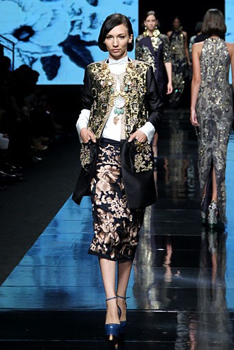 Biyan Wanaatmadja Alliance Beauty. Jakarta Fashion Week 2012 at Pacific Place Ground Floor. Jakarta. [Foto: Mohammad Abduh/Wolipop]