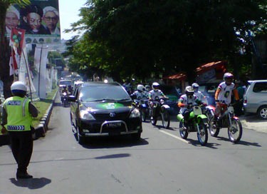 Rombongan Kirab Resolusi Jihad NU Dilepas ke Pantura Barat Jateng