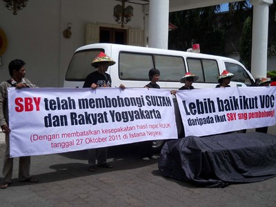 Warga Yogya Demo RUUK DIY