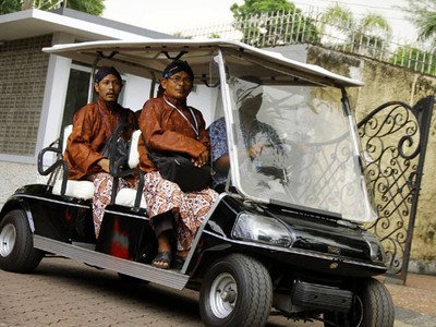 Mobil Buggy Jemput Tamu Aliya