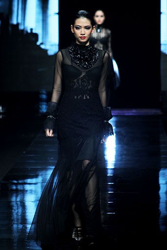 Barli Asmara Life is full of colors. Jakarta Fashion Week 2012 at The Pacific Place Ground Floor. Jakarta. [Foto: Mohammad Abduh/Wolipop]