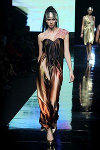 Kanaya Tabitha Perfect Tomorrow With Colors. Jakarta Fashion Week 2012 at Pacific Place Ground Floor. Jakarta. [Foto: Mohammad Abduh/Wolipop]