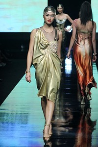 Kanaya Tabitha Perfect Tomorrow With Colors. Jakarta Fashion Week 2012 at Pacific Place Ground Floor. Jakarta. [Foto: Mohammad Abduh/Wolipop]