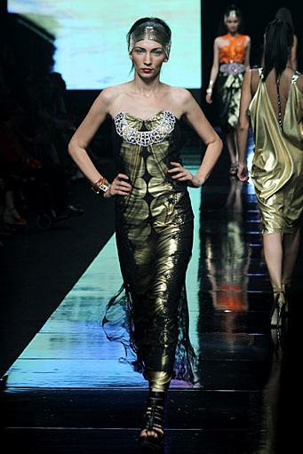 Kanaya Tabitha Perfect Tomorrow With Colors. Jakarta Fashion Week 2012 at Pacific Place Ground Floor. Jakarta. [Foto: Mohammad Abduh/Wolipop]