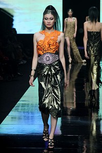 Kanaya Tabitha Perfect Tomorrow With Colors. Jakarta Fashion Week 2012 at Pacific Place Ground Floor. Jakarta. [Foto: Mohammad Abduh/Wolipop]