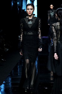 Barli Asmara Life is full of colors. Jakarta Fashion Week 2012 at The Pacific Place Ground Floor. Jakarta. [Foto: Mohammad Abduh/Wolipop]