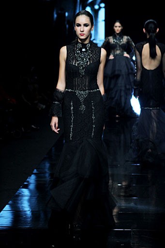 Barli Asmara Life is full of colors. Jakarta Fashion Week 2012 at The Pacific Place Ground Floor. Jakarta. [Foto: Mohammad Abduh/Wolipop]