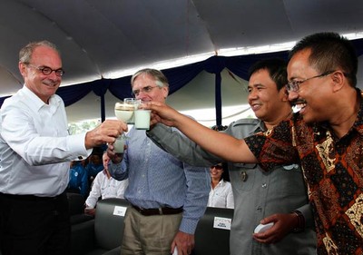 Peternak Sapi Perah Syukuran