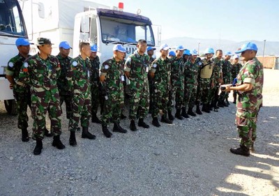 Konga XXXII-A/Minustah Tiba di Gonaives