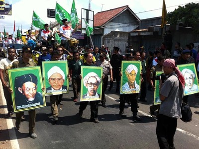 Kirab Resolusi Jihad Tiba di Cirebon