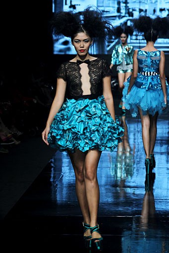 Adesagi Kierana Colors Had Sweetened my Life. Jakarta Fashion Week 2012 at Pacific Place Ground Floor. Jakarta. [Foto: Mohammad Abduh/Wolipop]