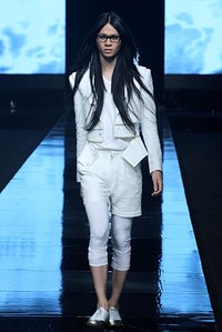 Tri Handoko Life without colors would be as plain as a canvas without painting. Jakarta Fashion Week 2012 at Pacific Place Ground Floor. Jakarta. [Foto: Mohammad Abduh/Wolipop]