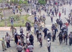 Hermanto Korban Rusuh Demo di Batam Jalani Operasi