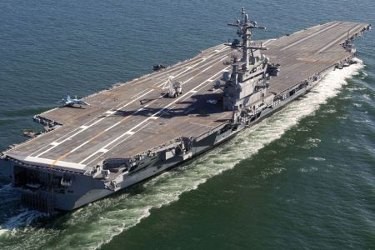 Kapal Induk AS Dikerahkan ke Dekat Perairan Suriah