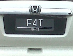 Lucu! Ragam Nomor Polisi Nyentrik